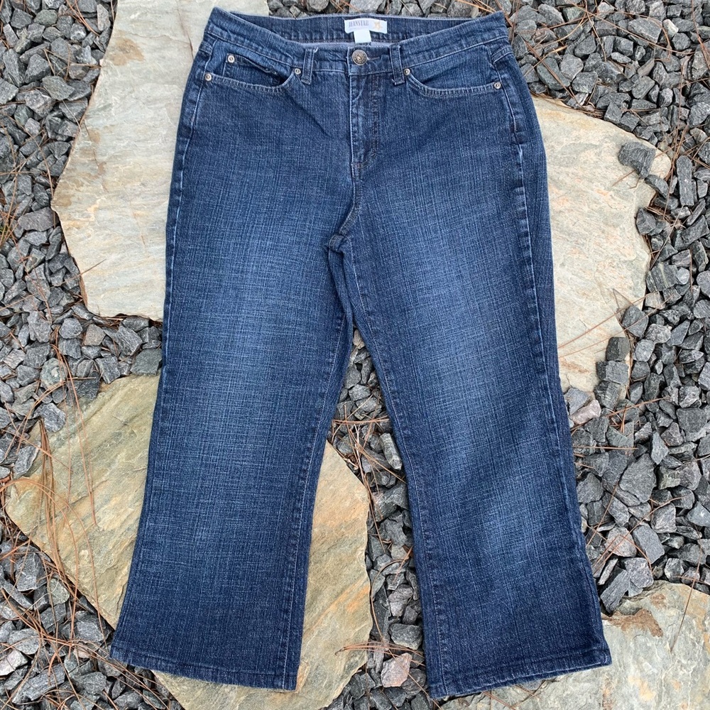 Jeanstar High Rise Denim Capris